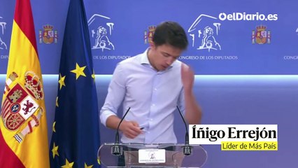 Errejón plantea sanciones contra Marruecos y pide al Gobierno enviarle "un mensaje firme" ante la crisis en Ceuta