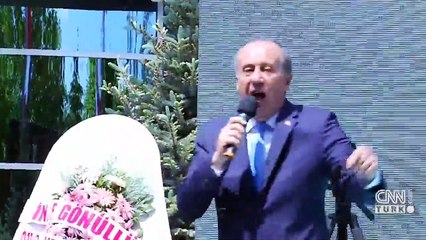 Muharrem İnce ilk kez parti genel başkanı sıfatıyla kürsüye çıktı