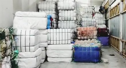 Ercolano (NA) - 400 tonnellate di abiti usati non sanificati: sequestrato deposito (18.05.21)