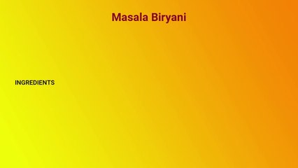 The Best Masala Chicken Biryani Recipe _ Traditional Biryani Recipe Ever