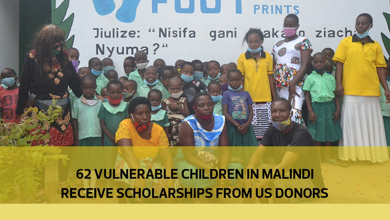 Sixty two vulnerable children in Malindi get full scholarships from US donors