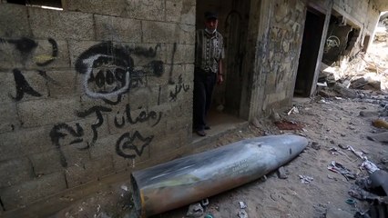 GAZZE - İsrail güçlerinin attığı infilak etmemiş bir MK-84 bombası bulundu