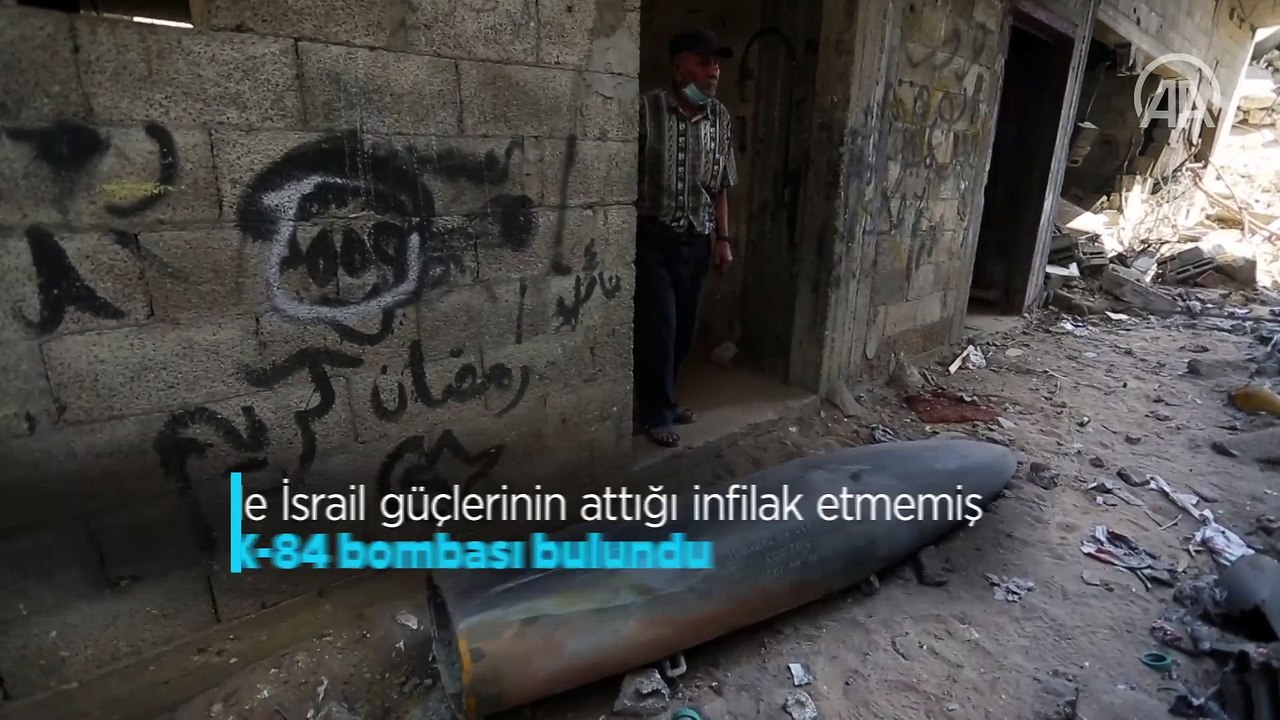 Gazze'de infilak etmemiş bir MK-84 bombası bulundu