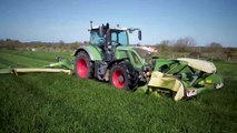 Fauche herbe - Fendt 716 + Krone Easycut