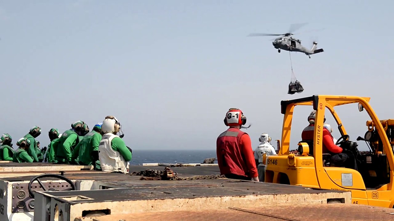 US Military News • US Navy Aircraft Carrier - USS Dwight D. Eisenhower - VR  Arabian Sea May 15 2021