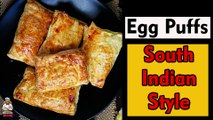 South Indian style egg puffs recipes | Delicious foods