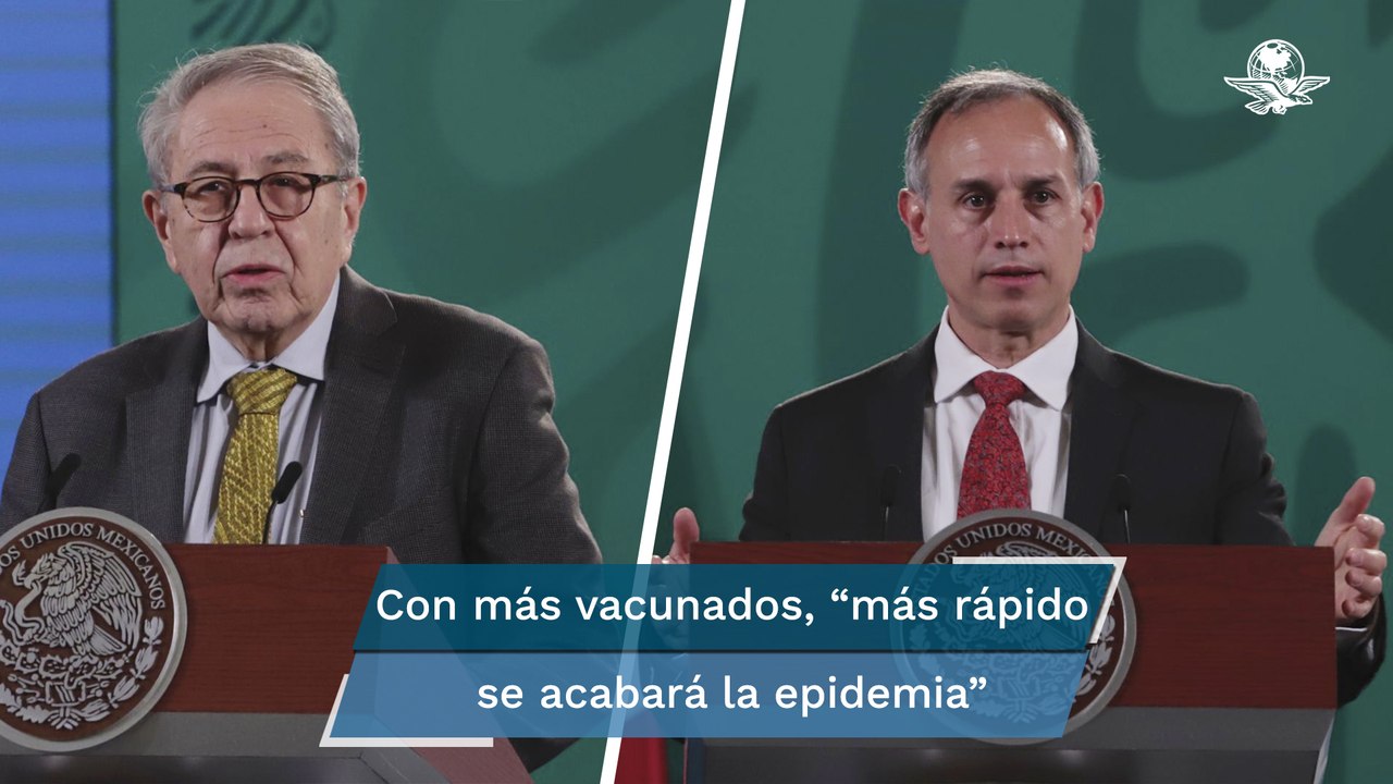“Eficacia de vacunas empieza a ser evidente”, dice Alcocer por disminución en muertes por Covid“Efi