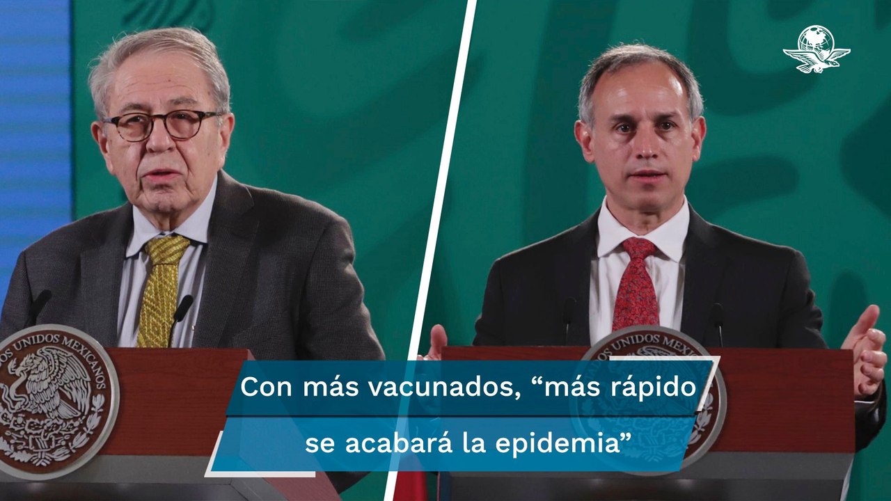 “Eficacia de vacunas empieza a ser evidente”, dice Alcocer por disminución en muertes por Covid