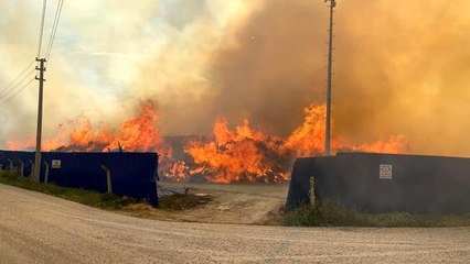 Enerji santrali ikinci kez alevlere teslim odu