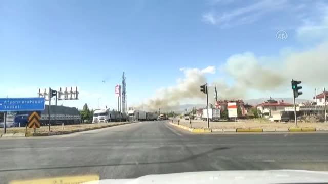 Son dakika! AFYONKARAHİSAR - Biyokütle enerji santralinde yangın çıktı