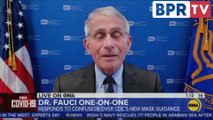 Dr. Fauci admits his  wearing masks indoors despite being vaccinated is NOT based on science