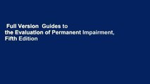 Full Version  Guides to the Evaluation of Permanent Impairment, Fifth Edition  Best Sellers Rank