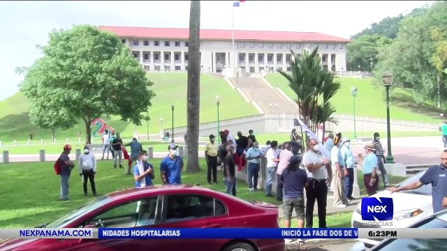 Marchan los trabajadores del Canal hasta la Presidencia - Nex Noticias