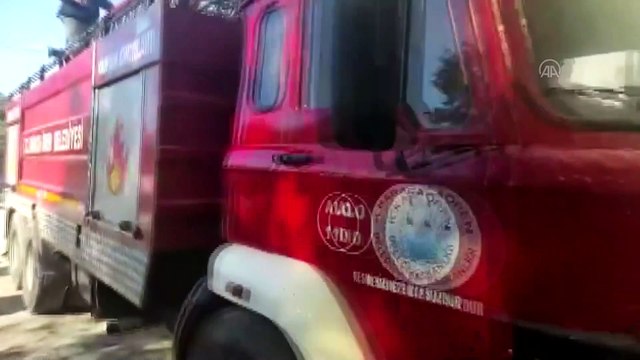 AFYONKARAHİSAR - Biyokütle enerji santralinde yangın çıktı