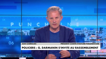 Gérald Darmanin au rassemblement des policiers : «Cela ne me semble pas être une récupération politique»