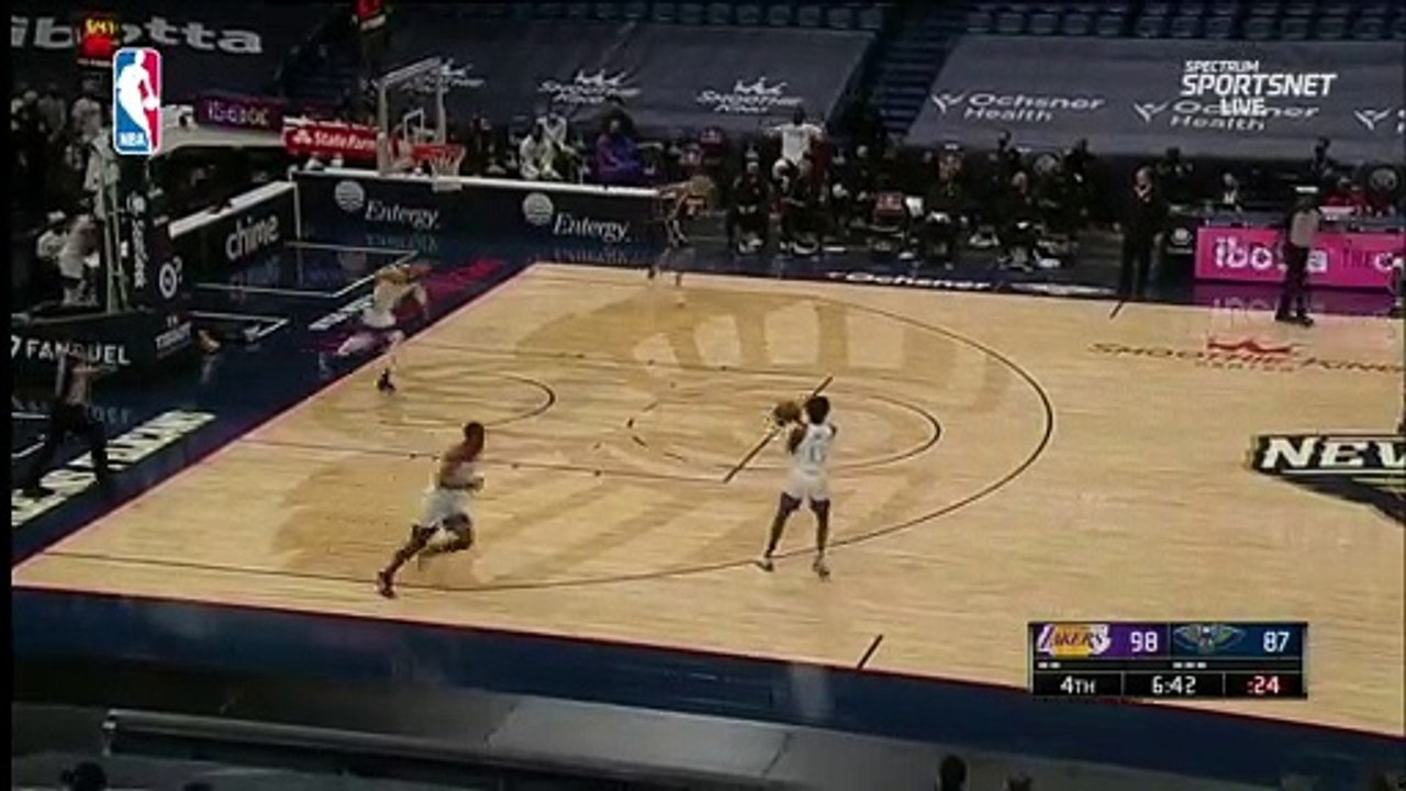 Moment:  Lebron James leaves game after rolling ankle