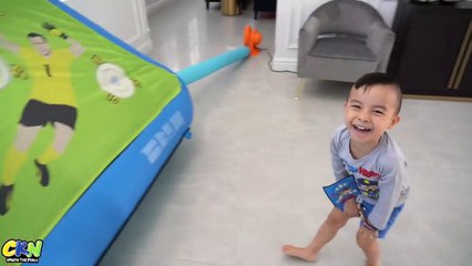 Inflatable Soccer Basketball Challenge Fun Ckn