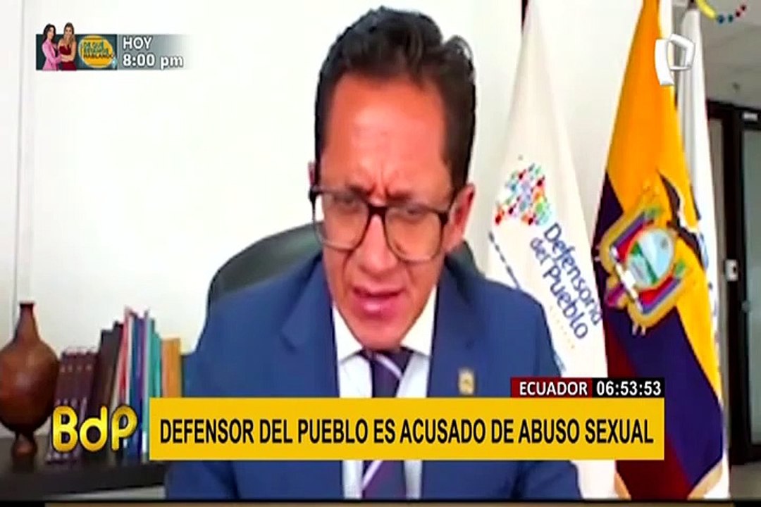 Ecuador: Defensor del Pueblo es detenido tras ser acusado de abuso sexual