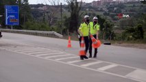 Sinop’ta iki otomobilin çarpıştığı kazada LPG tankı yola fırladı: 3 yaralı