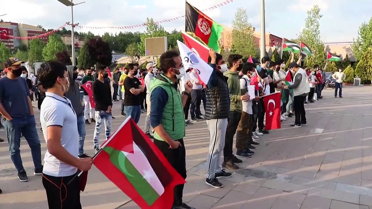 KARABÜK - İsrail'in Mescid-i Aksa'ya saldırıları protesto edildi