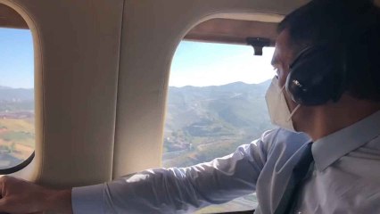 Pedro Sánchez y Fernando Grande-Marlaska sobrevuelan la frontera con Marruecos.