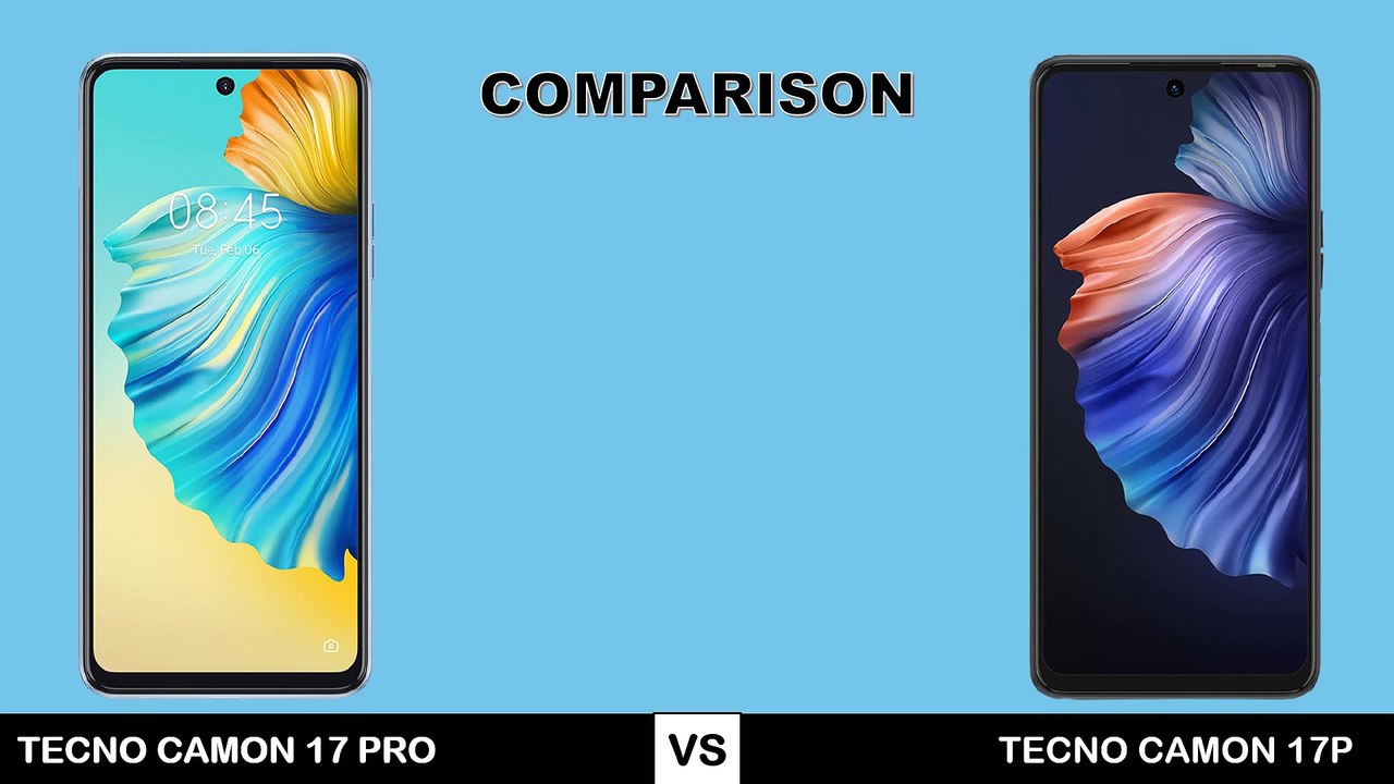 TECNO CAMON 17 PRO VS TECNO CAMON 17P