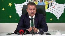 Giresunspor Başkanı Karaahmet: “Hakan hocayla devam etme kararı aldık”