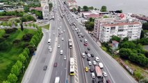 İstanbul’da trafik durma noktasına geldi, yoğunluk yüzde 80 seviyesine ulaştı