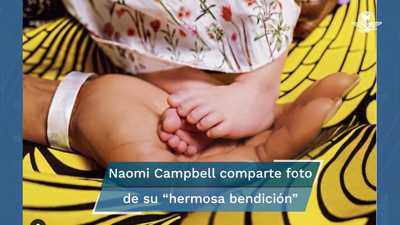 Naomi Campbell se convierte en madre por primera vez a los 50 años