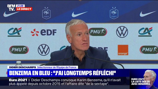 Didier Deschamps: Mes choix sont toujours guidés pas une seule idée: le bien de l'équipe de France