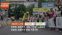 #Dauphiné 2022 - Étape 4 / Stage 4 - Near Live - Van Aert on the lead / Van Aert en tête