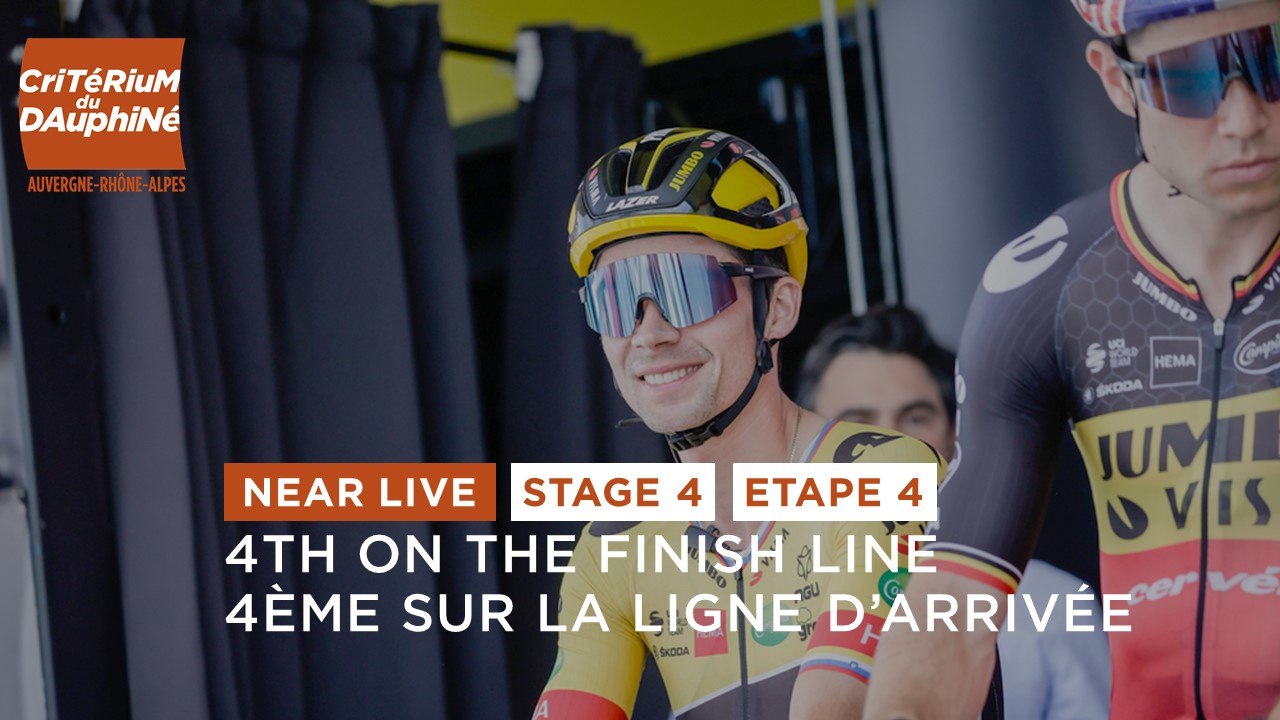 #Dauphiné 2022 - Étape 4 / Stage 4 - Near Live - 4th on the finish line / 4ème sur la ligne d'arrivée