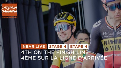 #Dauphiné 2022 - Étape 4 / Stage 4 - Near Live - 4th on the finish line / 4ème sur la ligne d'arrivée