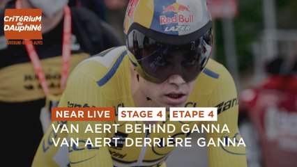#Dauphiné 2022 - Étape 4 / Stage 4 - Near Live - Van Aert behind Ganna / Van aert derrière Ganna