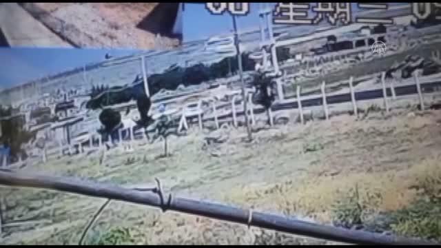 ŞANLIURFA - Otomobilin devrilmesi güvenlik kamerasında