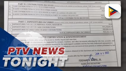 BBM-Sara tandem able to submit SOCE to Comelec