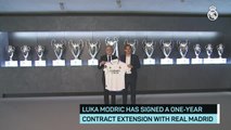 Luka Modric signs new deal with Real Madrid
