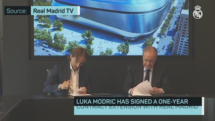 Luka Modric signs new deal with Real Madrid