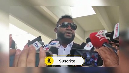 David Ortiz en despedida a Jorge Mera: "Mi gente vamos a parar toda esta violencia"