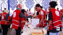 جمعية الهلال الأحمر تجهز 5000 سلة غذائية لتوزيعها على الأسر الأولى بالرعاية