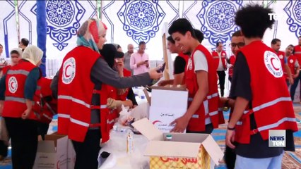 جمعية الهلال الأحمر تجهز 5000 سلة غذائية لتوزيعها على الأسر الأولى بالرعاية