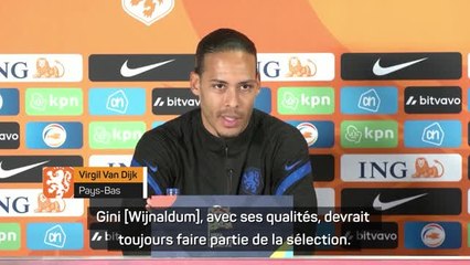 Pays-Bas - Van Dijk : "Wijnaldum n'est pas dans la meilleure phase de sa carrière"