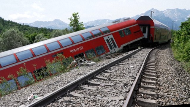 Allemagne : un train déraille, plusieurs morts et des blessés