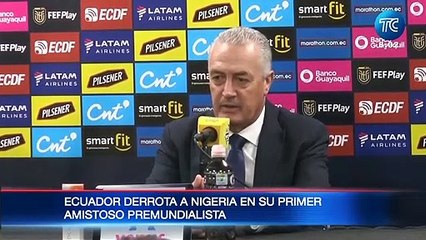Gustavo Alfaro se pronunció tras la victoria ante Nigeria