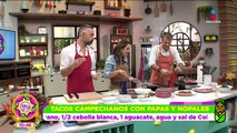 Los más ricos Tacos Campechanos con papas y nopales
