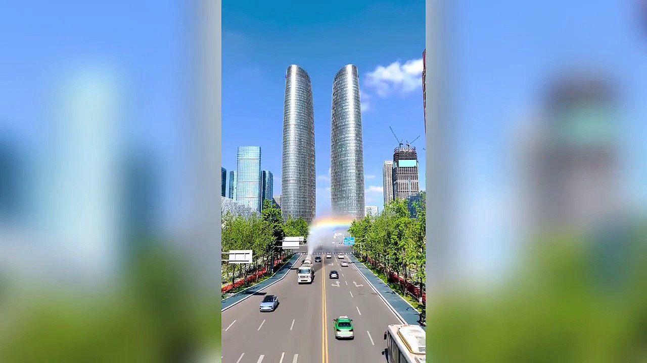 A Dubaï on fabrique même des Arcs-en ciel