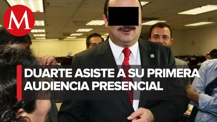 Continúa la audiencia de Cesar Duarte en Chihuahua