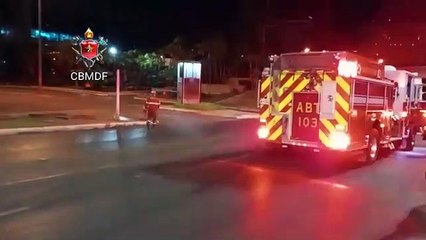 Curto-circuito em tubulação causa queda de energia no centro de Brasília