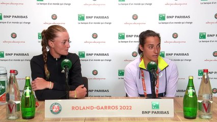 Roland-Garros 2022 - Caroline Garcia et Kristina Mladenovic, en finale, 6 ans après : "On a changé, on a grandi"