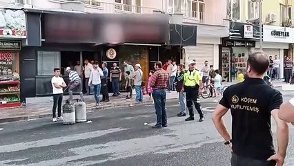 Restoranda tüp patlaması sonucu 1 kişi yaralandı